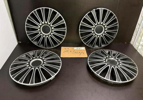 4 universele 14" wieldoppen, Auto diversen, Wieldoppen, Gebruikt, Ophalen of Verzenden
