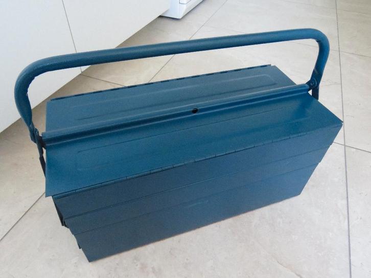 Gereedschapskist met inhoud, Doe-het-zelf en Bouw, Gereedschapskisten, Gebruikt, Ophalen of Verzenden