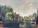 Schilderijen kunstschilder M Van Loocke - Brugge (1907-1990), Antiek en Kunst, Ophalen