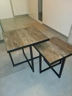 Set van 2 salontafeltjes/bijzettafel, Huis en Inrichting, Tafels | Salontafels, Ophalen, Zo goed als nieuw