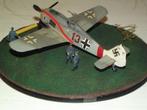 Diorama Focke-Wulf Fw 190A - Echelle 1/72, Hobby & Loisirs créatifs, Diorama, 1:50 ou moins, Enlèvement, Utilisé