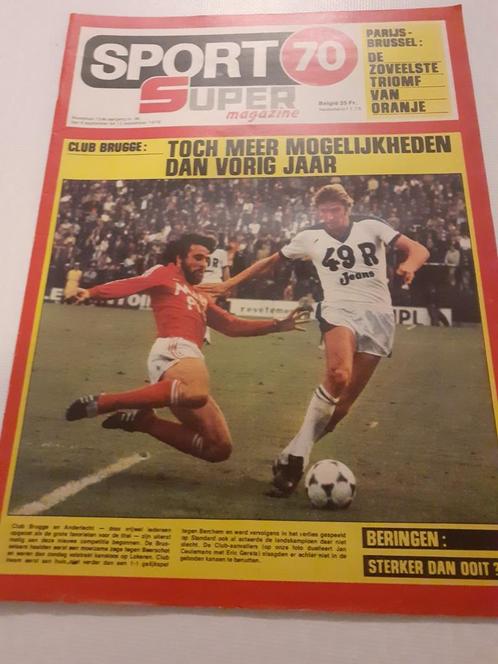 Weekblad Sport 70 – n 36 – 06/09-13/09/1978 - Club Brugge, Sport en Fitness, Wielrennen, Ophalen of Verzenden