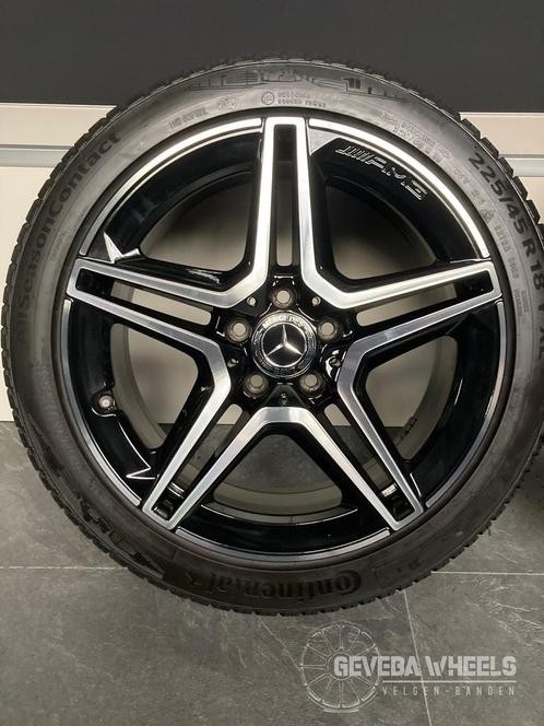 18” originele Mercedes A W177 AMG velgen + allseason banden, Auto-onderdelen, Banden en Velgen, Banden en Velgen, All Season, 18 inch