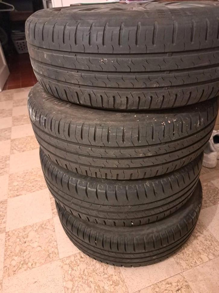 4 goede banden Continental ContiEco op Citroën velgen 15', Autos : Pièces & Accessoires, Pneus & Jantes, Pneus et Jantes, Pneus été