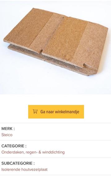 Steico universal voor onderdak of wand beschikbaar voor biedingen