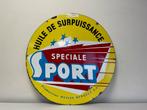 Speciale Sport emaille reclamebord, Reclamebord, Gebruikt, Ophalen of Verzenden