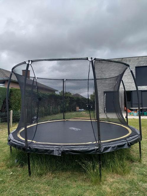 Salta trampoline 396cm + extra nieuw net in de doos, Kinderen en Baby's, Speelgoed | Buiten | Trampolines, Gebruikt, Ophalen