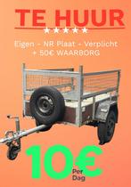 Te huur aanhangwagen ( remarque te huur ) Mol of Retie, Ophalen, Zo goed als nieuw