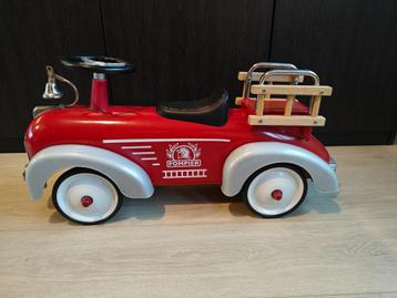 RETRO Loopwagen - Brandweerauto  beschikbaar voor biedingen