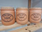 Terracotta voorraadpotten, Huis en Inrichting, Ophalen of Verzenden, Nieuw