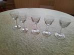 set van 5 vintage borrel/likeurglaasjes, Ophalen of Verzenden, Zo goed als nieuw, Overige typen