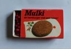 Luciferdoosje mulki tappaz met hamburger op (bocholt), Ophalen of Verzenden, Zo goed als nieuw, Luciferdoosjes of -merken