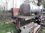 Waterreservoir (Melk-koelwagen) op kar (metalen onderstel), Dieren en Toebehoren, Ophalen, Gebruikt