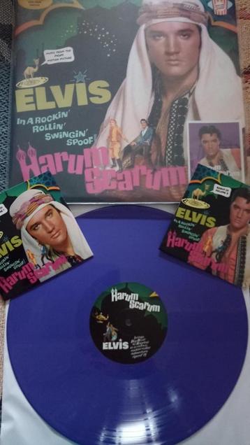 Elvis dubbele bootleg lp, Harum scarum in purple vinyl  beschikbaar voor biedingen