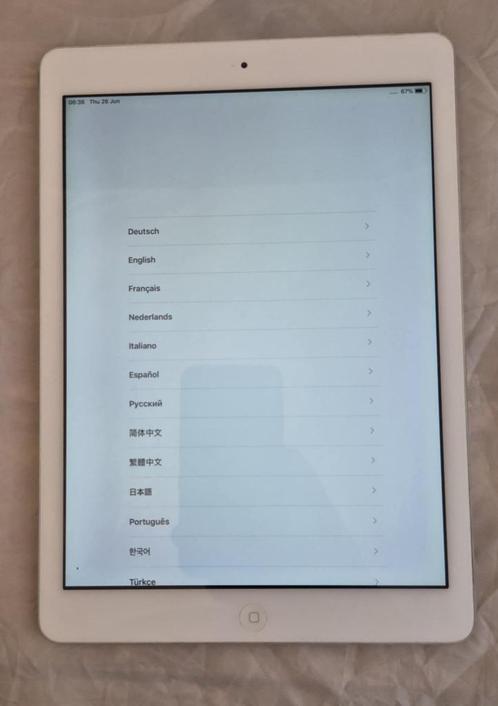Apple ipad Air A1475 - 9,7" Retina - 4G - WiFi - 16GB, Computers en Software, Apple iPads, Gebruikt, Apple iPad, Wi-Fi, 10 inch