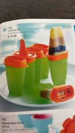 Tupperware ijsjes lollie vormpjes 6 stuks, Huis en Inrichting, Ophalen of Verzenden, Zo goed als nieuw, Blauw, Overige typen