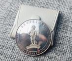 Zilveren penning Manneken pis Brussel Expo58 (1958)(36mm), Ophalen, Zilver, Zilver
