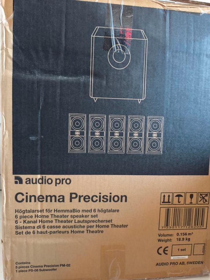 (Neuf) ENCEINTES AUDIO PRO -5x100W/3VOIES/SUB 100W + CABLES, TV, Hi-fi & Vidéo, Ensembles home-cinéma, Neuf, Autres lecteurs, Système 5.1