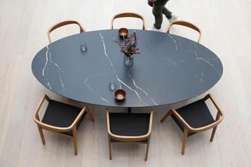 Keramische ovale eettafel - Stocksale!  beschikbaar voor biedingen