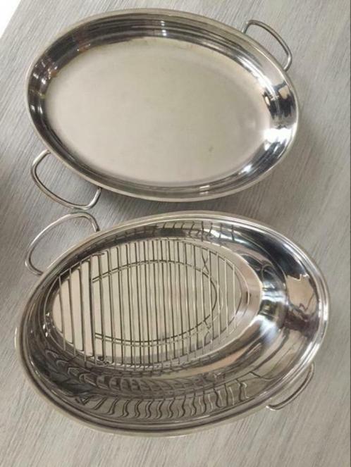 Braadslede met deksel, Huis en Inrichting, Keuken | Potten en Pannen, Zo goed als nieuw, Koekenpan of Braadpan, Overige materialen