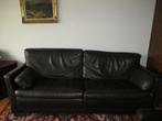 Bruin lederen salon, Huis en Inrichting, Ophalen, Gebruikt, Rustiek/Klassiek, 75 tot 100 cm
