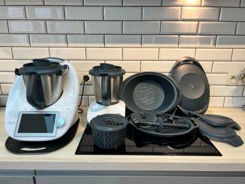 Thermomix TM6 + Friend & accessoires COMPLET, Electroménager, Enlèvement, Utilisé, Résiste au lave-vaisselle