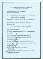 postzegels belgie postzegelbeurs te nieuwpoort op 6 septembe, Verzenden