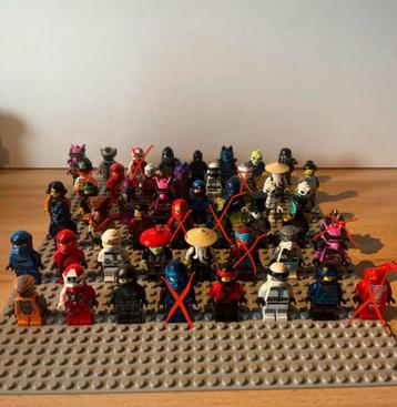 48 Lego Ninjago Minifiguren Lot beschikbaar voor biedingen