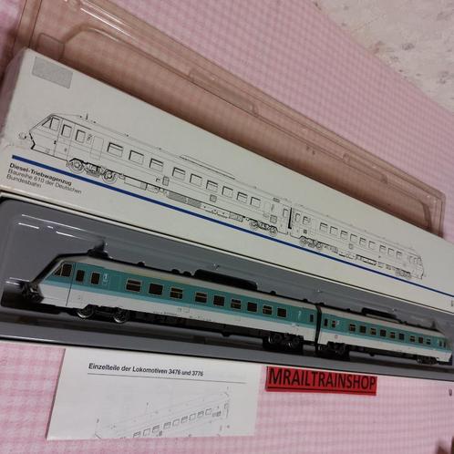 3476 MARKLIN HO - DIESEL- TREINSET BR610/DIESEL TRAINSET BR1, Hobby en Vrije tijd, Modeltreinen | H0, Zo goed als nieuw, Treinset