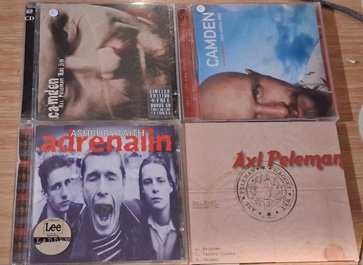 Cd´s Axl Peleman: ashbury faith,  Camden, solo, Cd's en Dvd's, Cd's | Rock, Zo goed als nieuw, Poprock, Ophalen of Verzenden