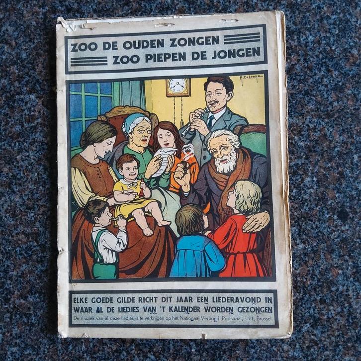 Oude Volkskalender 1933., Verzamelen, Tijdschriften, Kranten en Knipsels, Tijdschrift, Ophalen of Verzenden