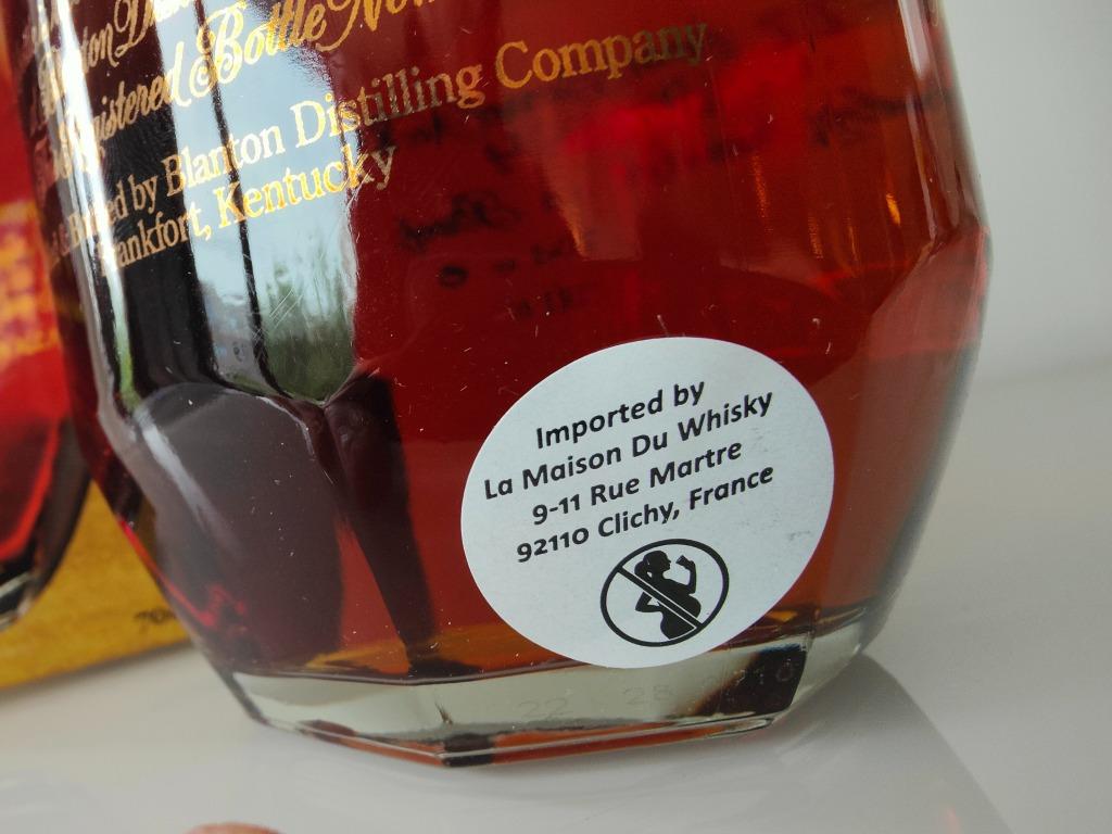 Blanton's Gold, par LMDW, bouteille 223, baril 849, bouchon, Neuf, Autres régions, Enlèvement ou Envoi, Pleine