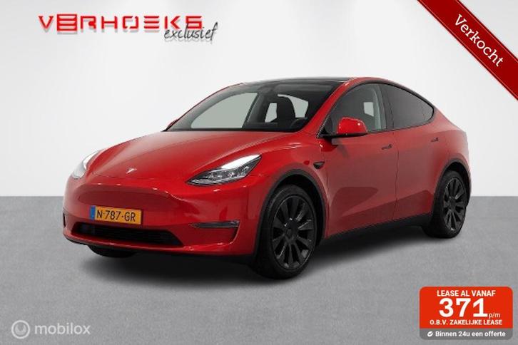 Tesla Model Y Long Range Dual Motor, Auto's, Tesla, Model Y, 4x4, ABS, Achteruitrijcamera, Adaptive Cruise Control, Airbags, Airconditioning