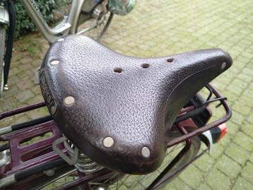 Brooks zadel, Fietsen en Brommers, Fietsonderdelen, Ophalen, Gebruikt, Oldtimer, Zadel