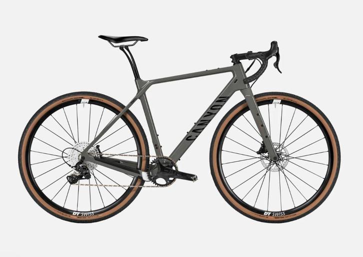 Gravelbike Canyon Grizl CF SL 8 1by EKAR maat L 1,84 - 1,89, Fietsen en Brommers, Fietsen | Racefietsen, Zo goed als nieuw, Carbon