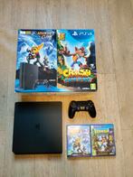 Playstation 4 Slim 1TB + Controller + 2 Games, Games en Spelcomputers, Met 1 controller, Ophalen of Verzenden, Zo goed als nieuw