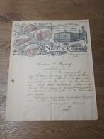 OUD DOCUMENT GENT GAND MAISON NAGELS & ESDERS 1913, Envoi, Utilisé