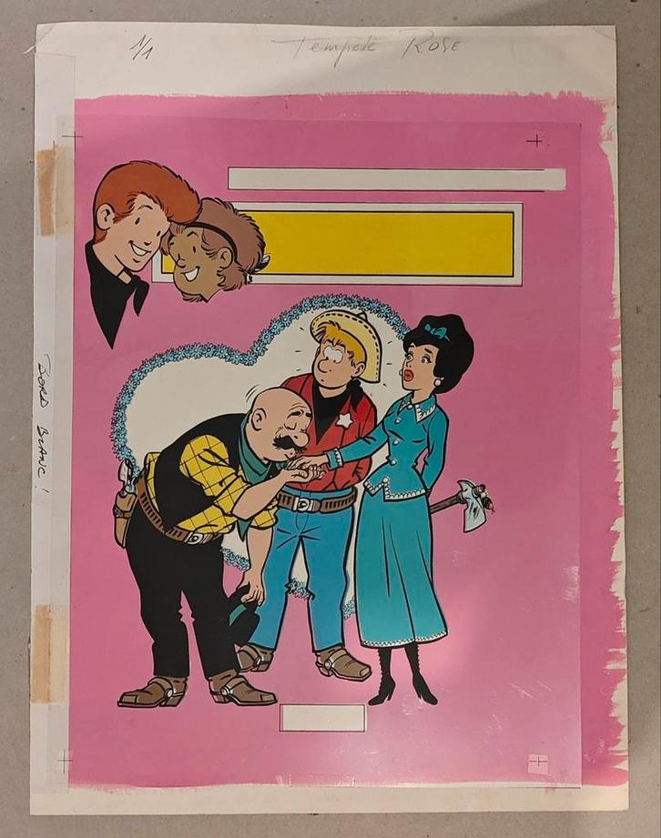 Blue de coloriage Chick Bill, Tibet – Tempête Rose 1978, Boeken, Stripverhalen, Nieuw, Ophalen of Verzenden