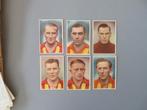 1952 KV Mechelen voetbal chromos prentjes x6, Verzenden, Zo goed als nieuw, Poster, Plaatje of Sticker