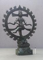 Antieke grote bronzen Shiva, Hindoeïstische Godheid. 58cm, Huis en Inrichting, Woonaccessoires | Boeddhabeelden, Ophalen of Verzenden