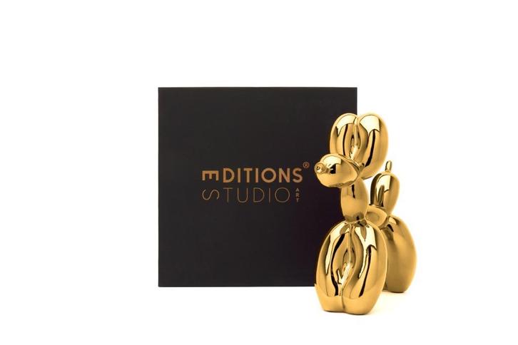 Jeff Koons (After) - Balloon Dog Gold, Antiek en Kunst, Kunst | Designobjecten, Ophalen of Verzenden