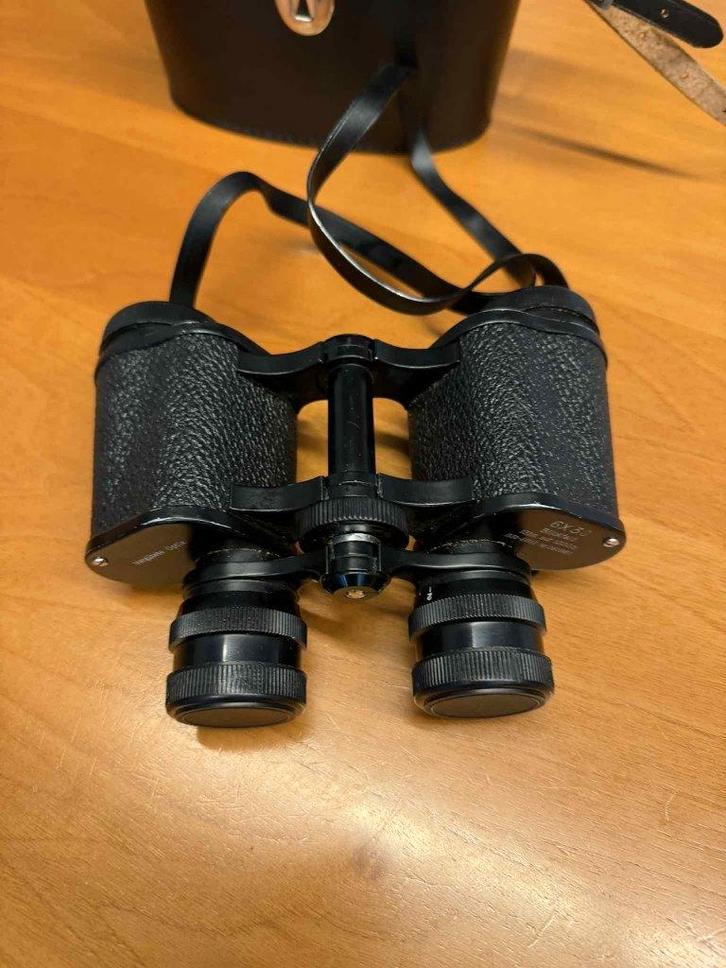 Vintage Blitz verrekijker met de originele lederen hoes., Audio, Tv en Foto, Optische apparatuur | Verrekijkers, Zo goed als nieuw