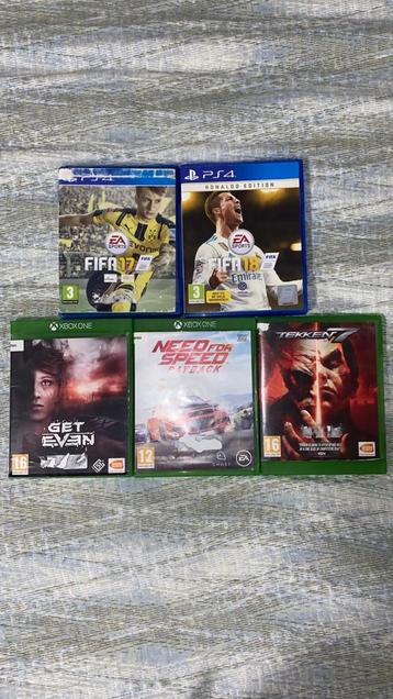 XboxOne&PS4 Games | FIFA17/18, TEKKEN7, Get Even,NFS Payback beschikbaar voor biedingen