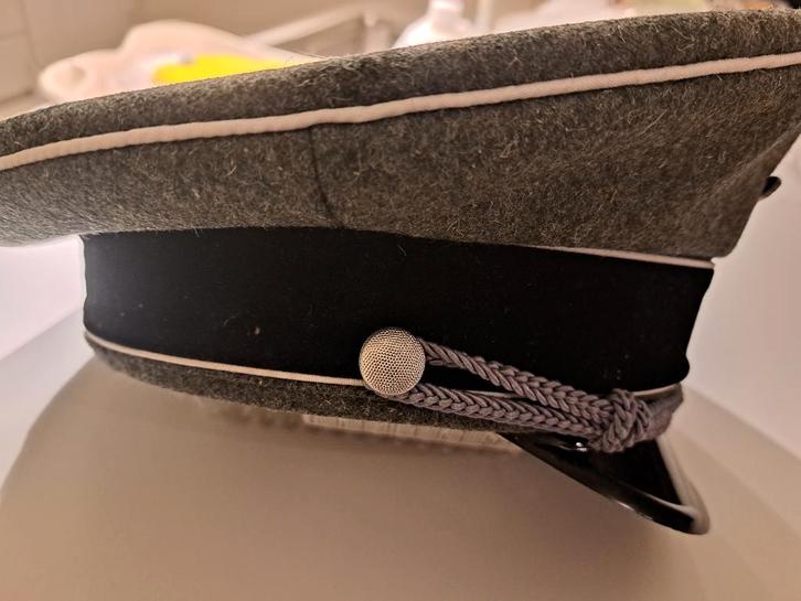 Duitse elite schirmmütze ww2, Verzamelen, Militaria | Tweede Wereldoorlog, Landmacht, Helm of Baret, Ophalen