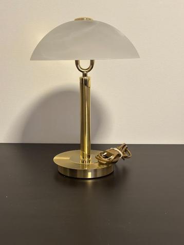 Wofi Germany Lamp – Goud met Witte Kap – 35 cm Hoog beschikbaar voor biedingen