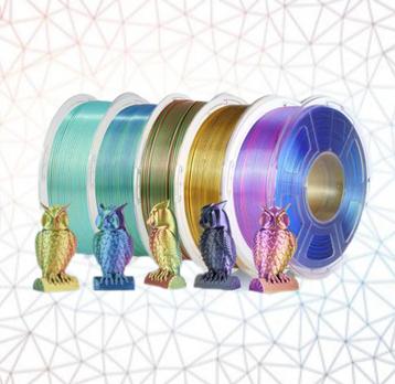 Jayo PLA+ Silk Triple Color 3D Filament rol a 1,1 kilo  beschikbaar voor biedingen