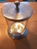 beau bocal en verre avec pied et couvercle, Neuf, Verre, Enlèvement, Balance ou Balances