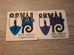 2 oude bierviltjes/sousbock orval (2), Verzamelen, Ophalen of Verzenden
