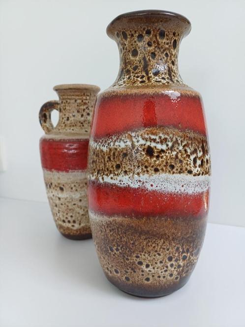 Vintage vaas Fat Lava - Heinz Siery - Carstens Tönnieshof, Antiek en Kunst, Antiek | Keramiek en Aardewerk, Ophalen of Verzenden