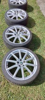 Alfa Romeo 19 inch TI 5x110 wielen met 2 nieuwe banden en, Auto-onderdelen, Ophalen of Verzenden, 19 inch, Band(en)